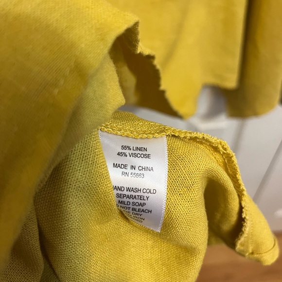 CYNTHIA ROWLEY LINEN MIX DRESS - Picture 5 of 6